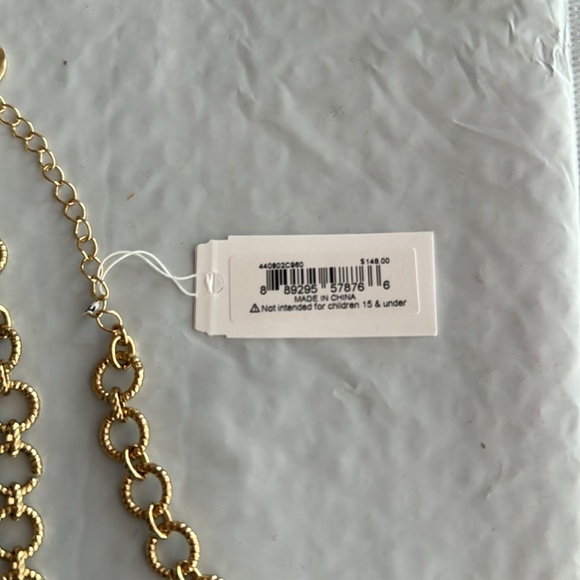 NWT Rare Betsey Johnson Peace Necklace - Picture 5 of 5